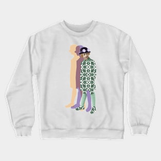 SteamPunk Kid Green Crewneck Sweatshirt